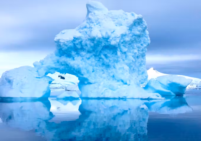 Amazing iceberg and reflection taken by Ian on recce