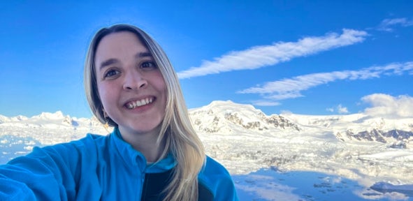Carola from Swoop in Antarctica