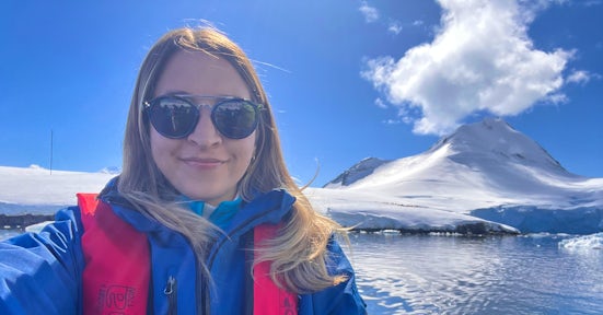 Carola from Swoop in Antarctica