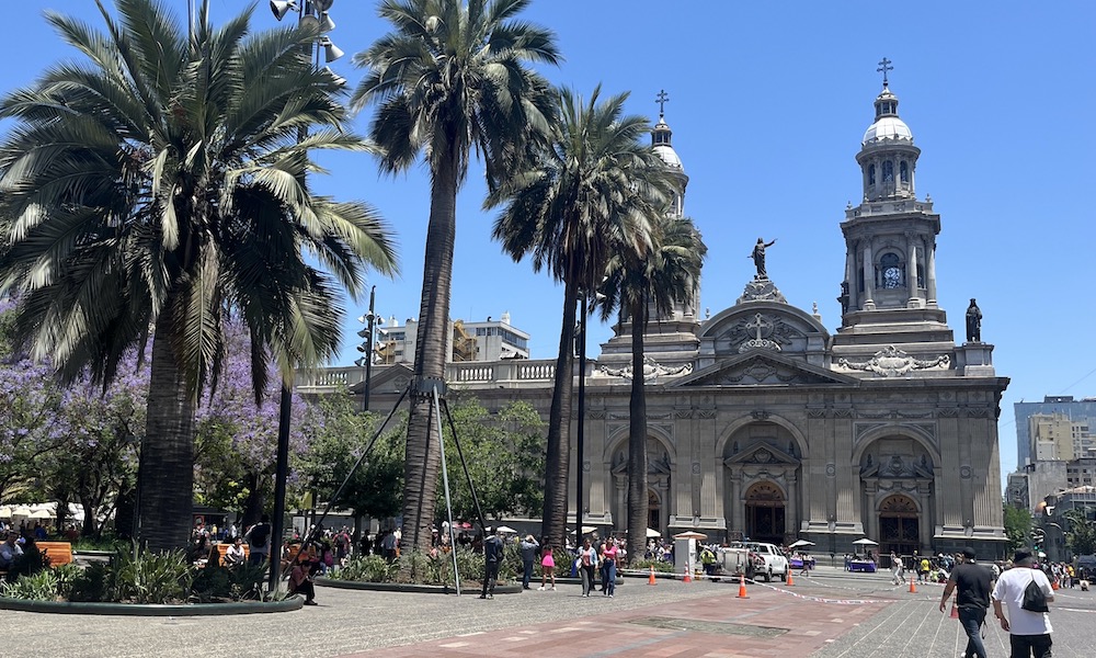 Plaza de Armas in Santiago, Chile