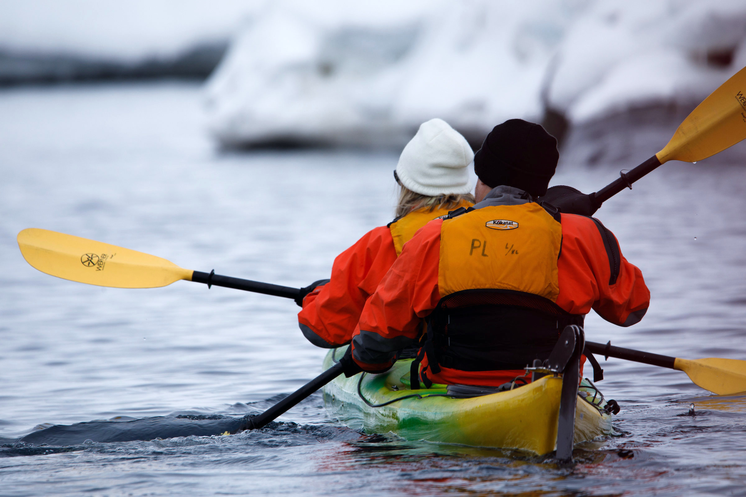 Kayaking in Antarctica