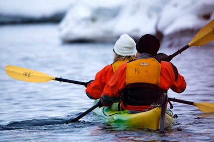 Kayaking in Antarctica