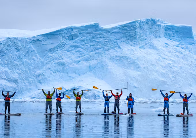 Stand-Up Paddleboarding on the Antarctic Peninsula
