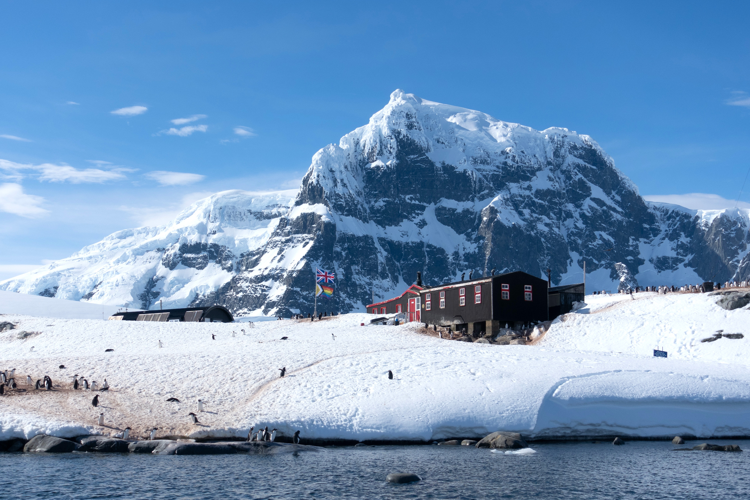 Port Lockroy on Goudier Island in the Antarctic Peninsula