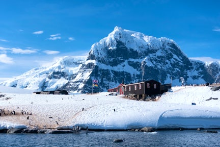 Port Lockroy on Goudier Island in the Antarctic Peninsula