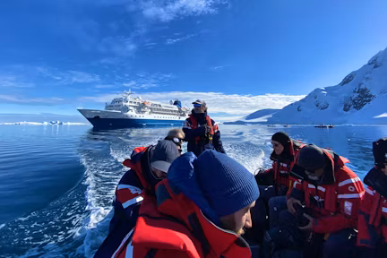 Zodiac cruising from Seaventure