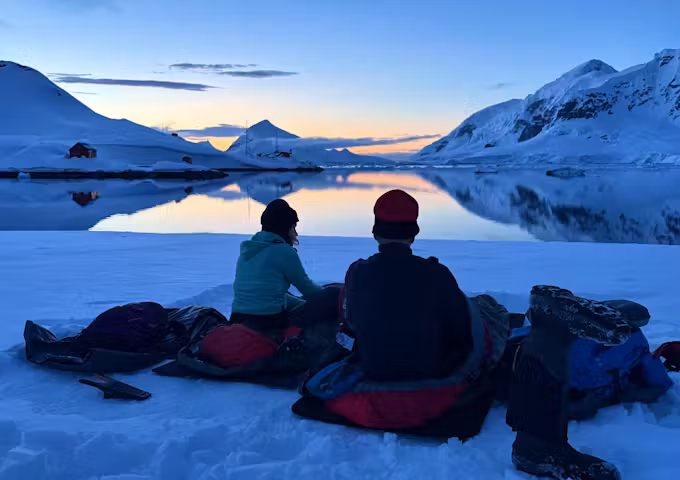Camping in the snows of mid-November in Antarctica
