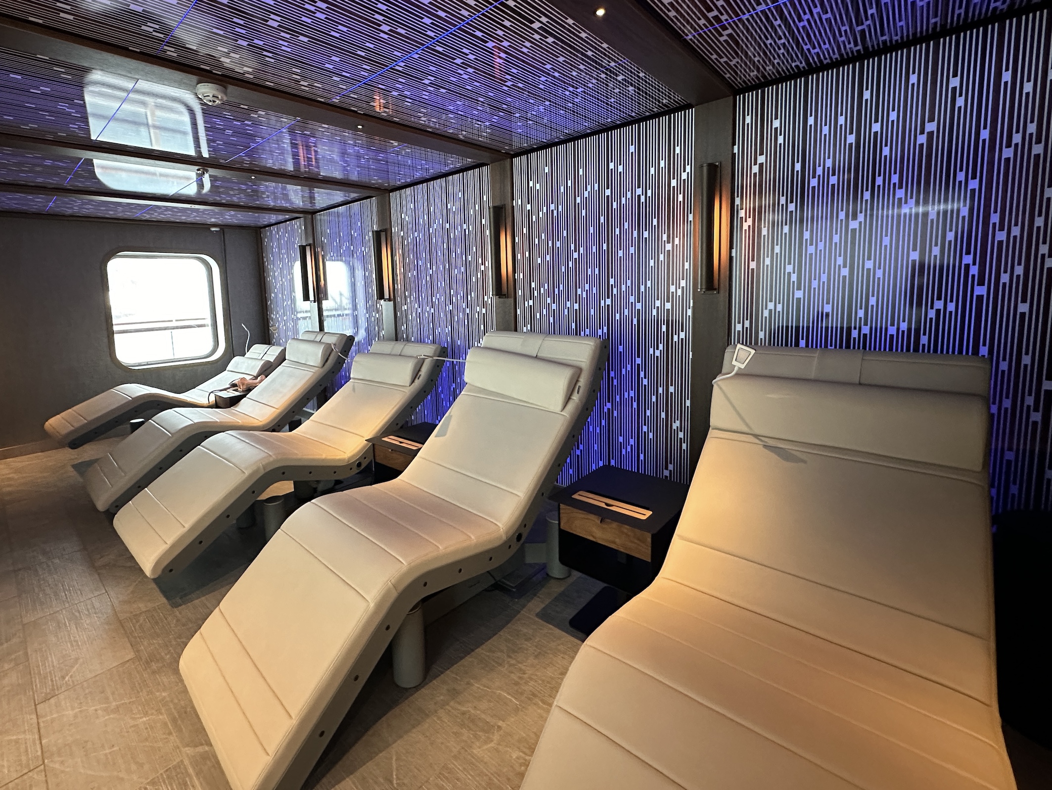 The spa on the Silver Endeavour Antarctic ship 