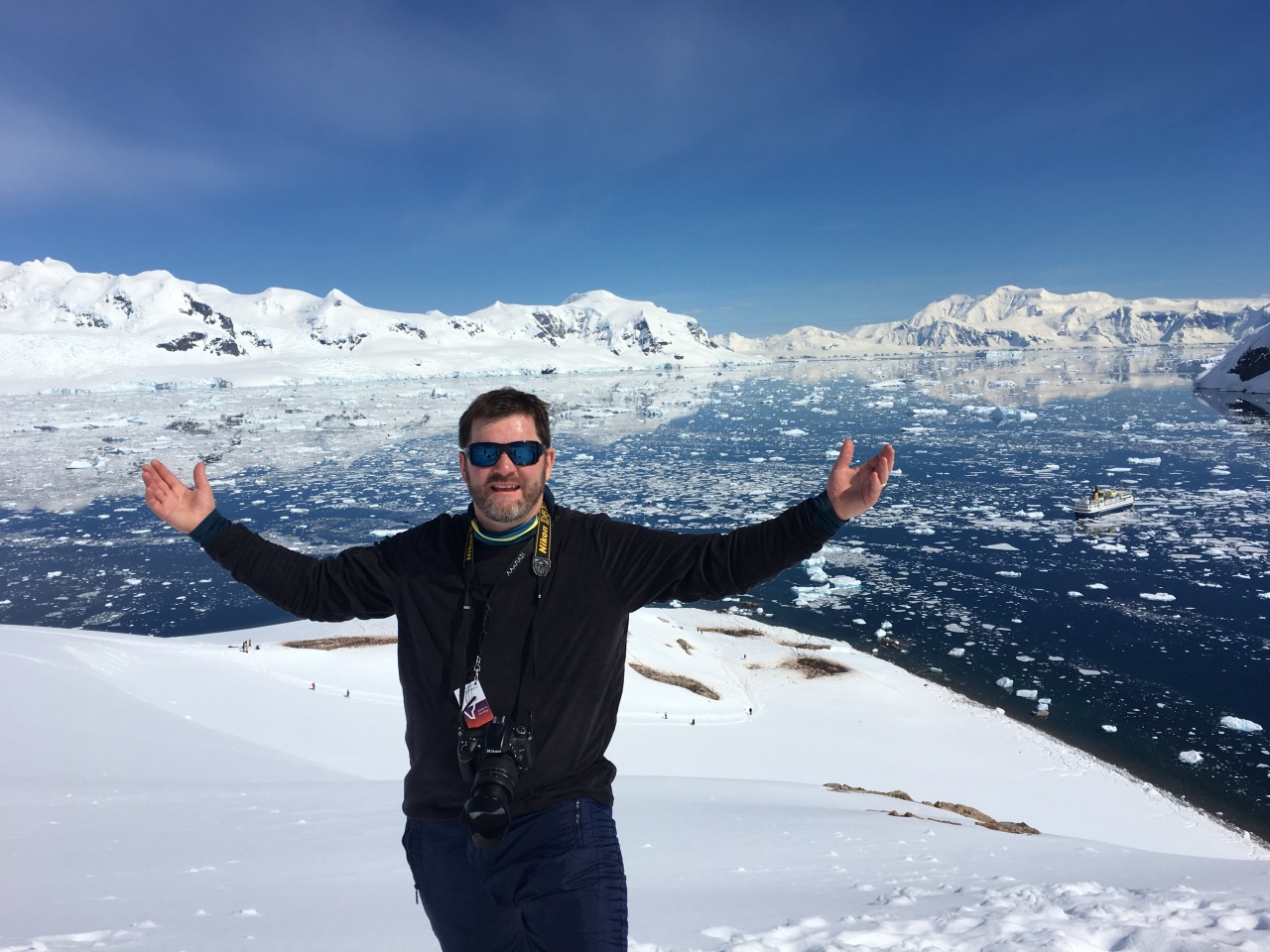 Otto Lock, Swoop, in Antarctica