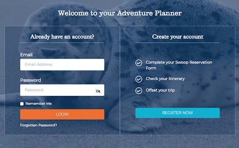 Using your Adventure Planner