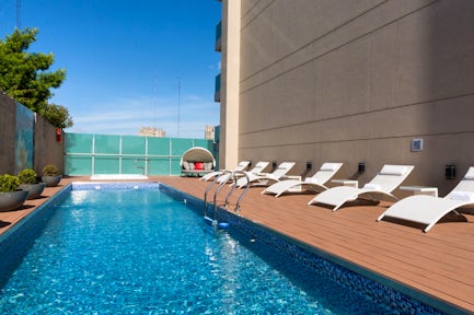Pool at the Palladio Hotel, Buenos Aires, Argentina