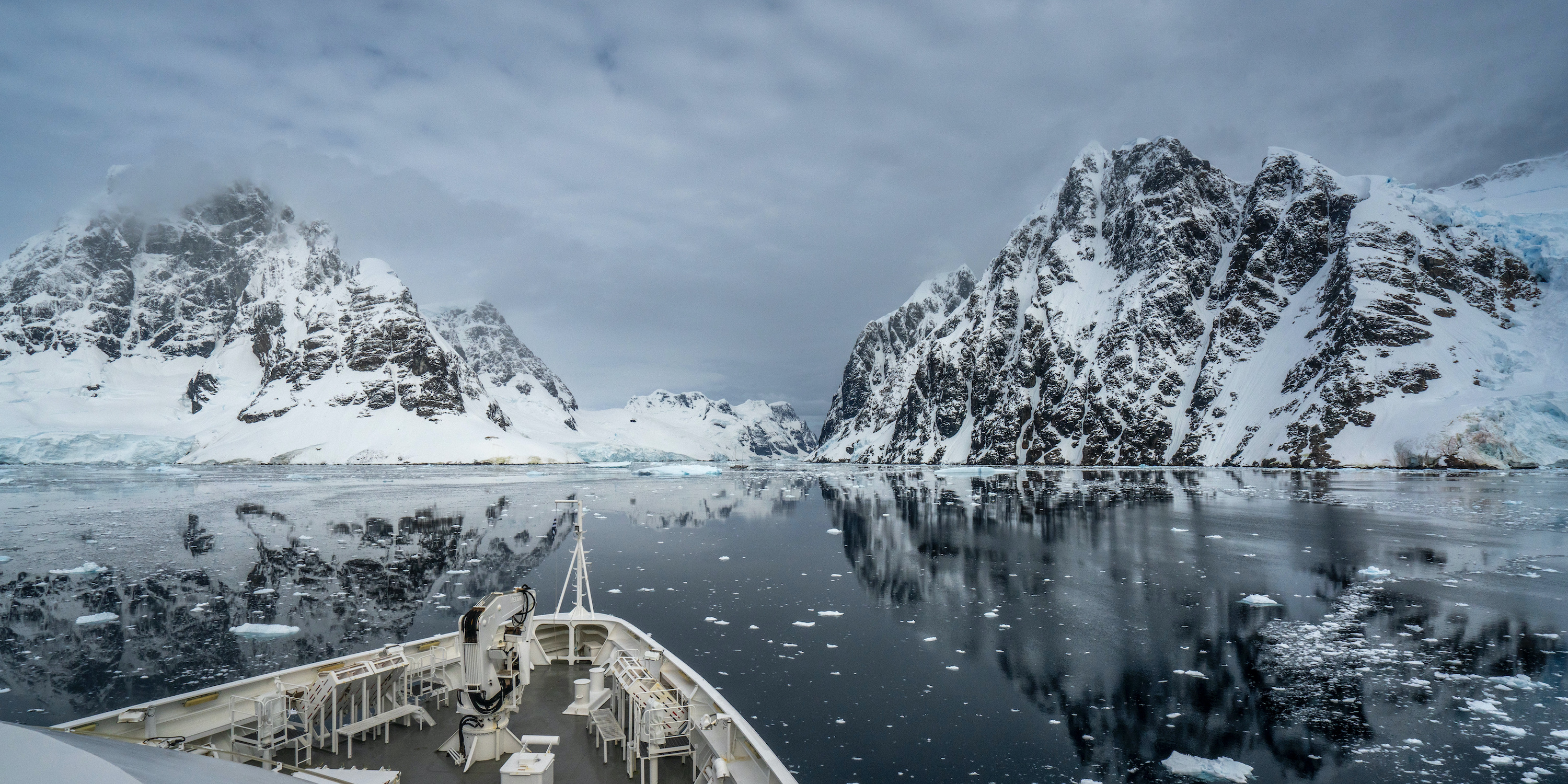 Cruising through the Lemaire Channel in the Antarctic Peninsula