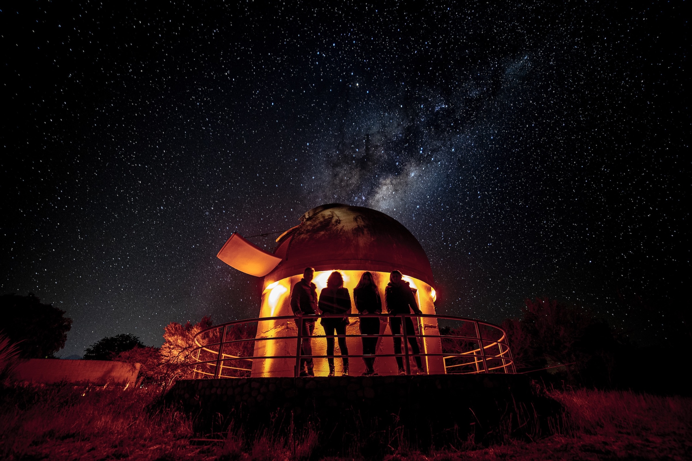 Astrotourism at an observatory in the Atacama Desert