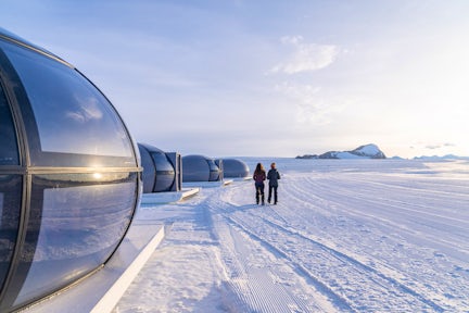Domes at Echo Camp in Antarctica