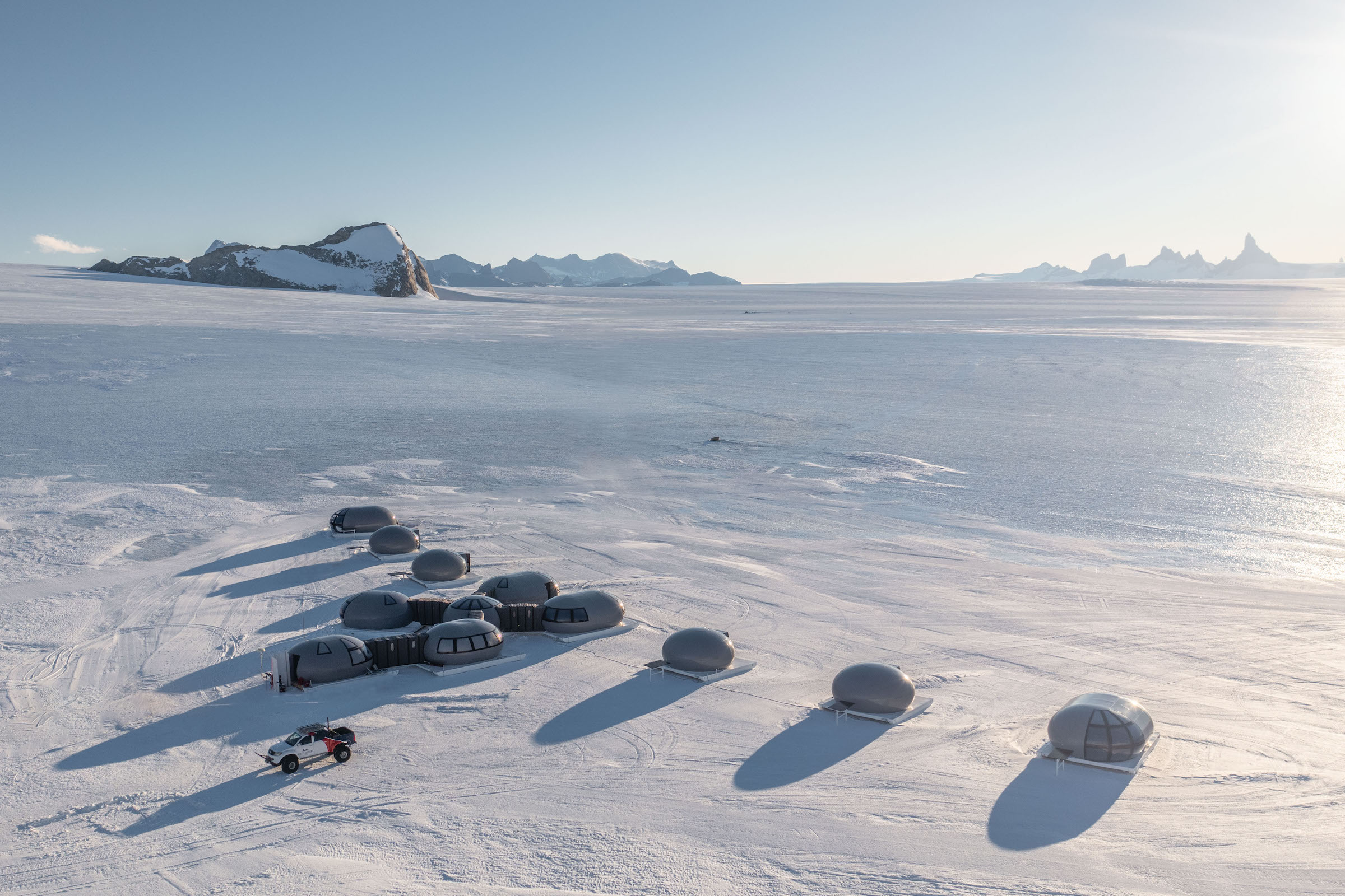 Echo Camp in the Antarctic Interior