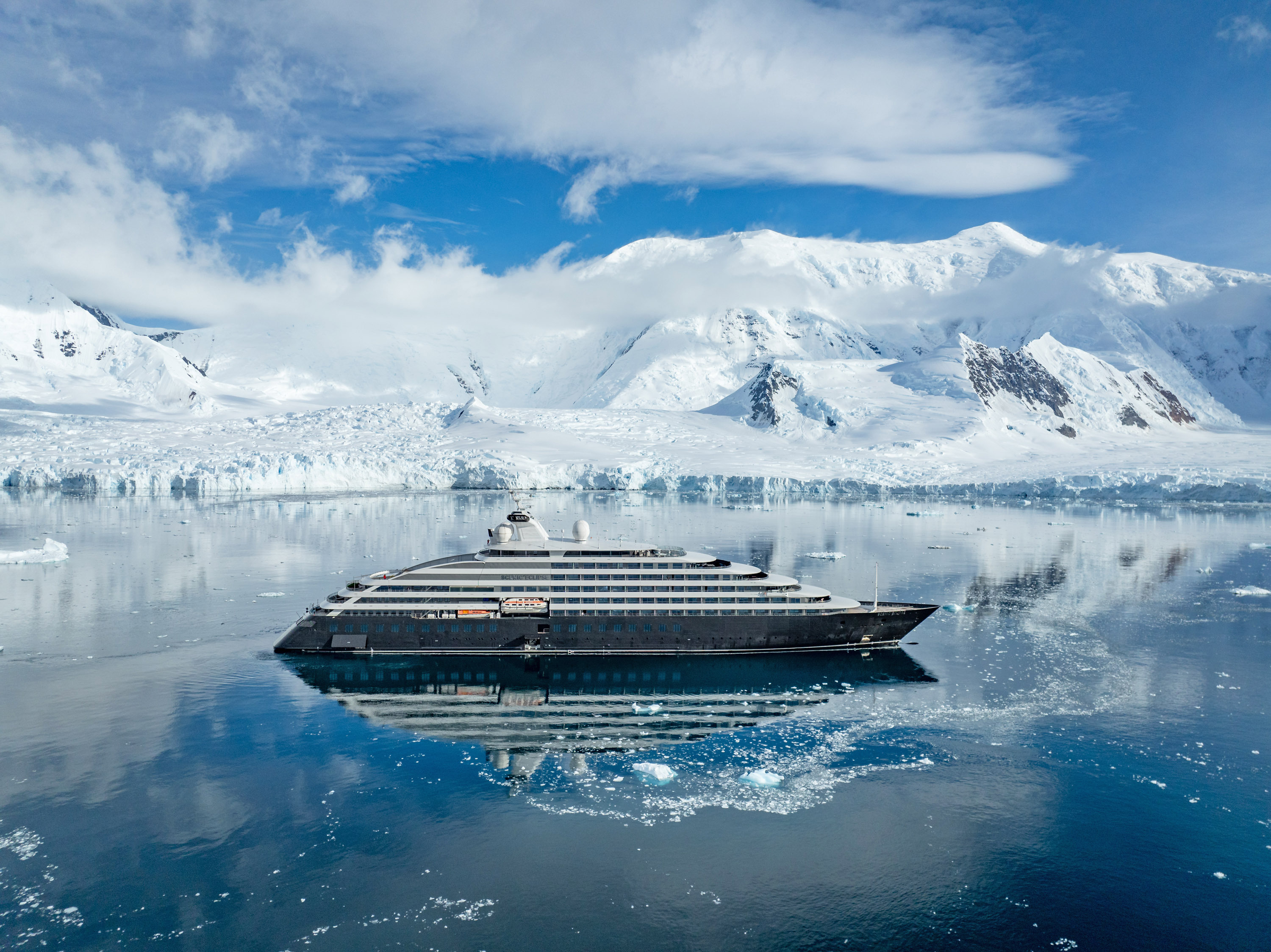 Scenic Eclipse in the Antarctica Peninsula