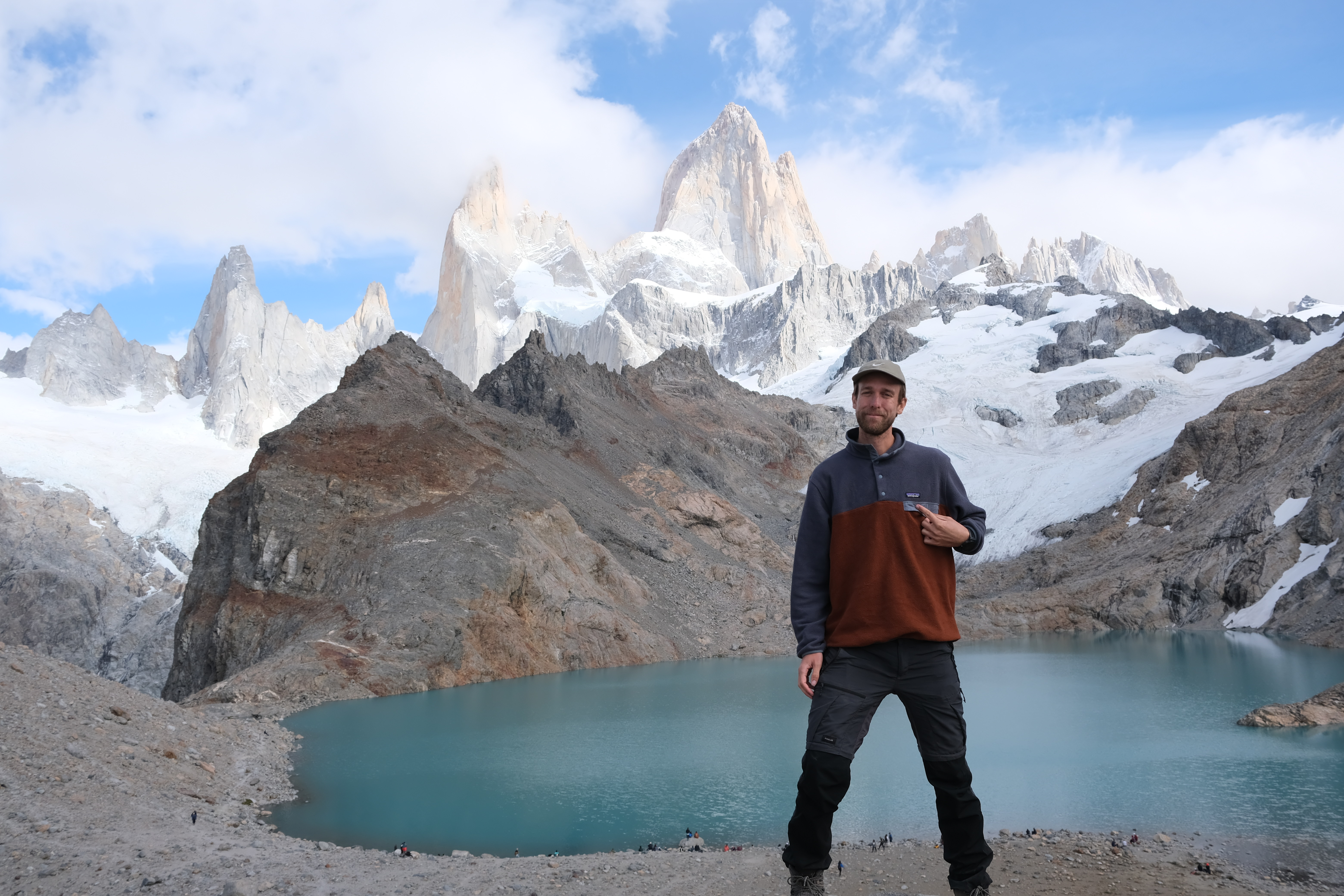 Michael at Mount Fitz Roy, El Chalten