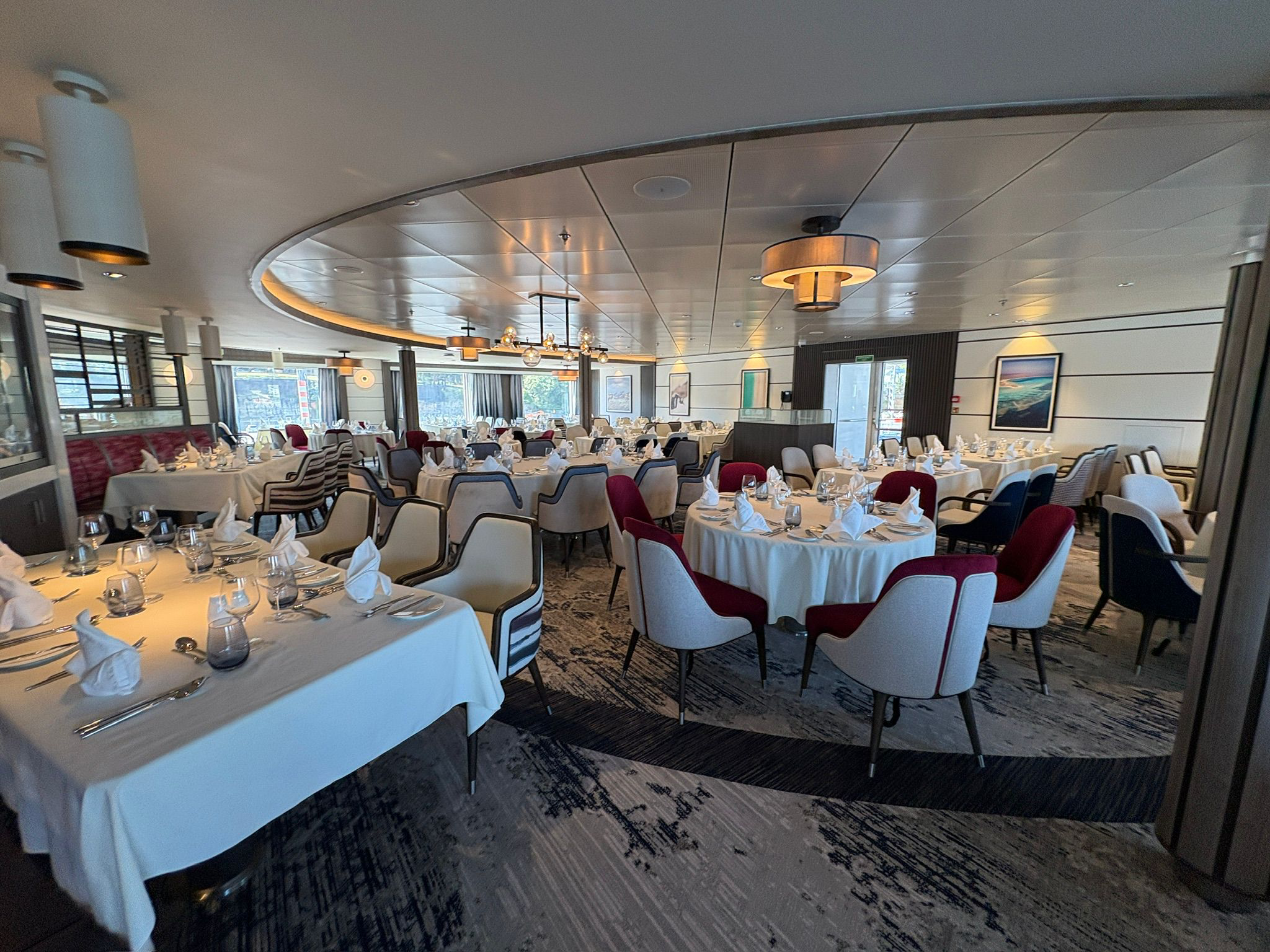 The Antarctic ship Douglas Mawson's Deck 5 dining room