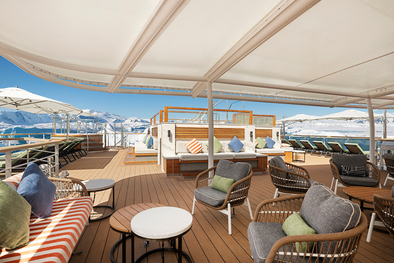 Deck 7 on board the Antarctic ship Douglas Mawson