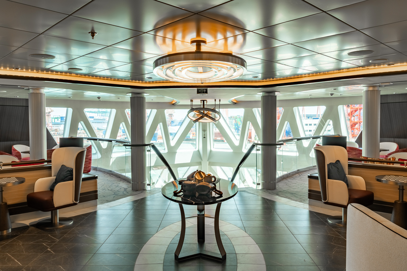 The library on board the Antarctic ship Doulgas Mawson