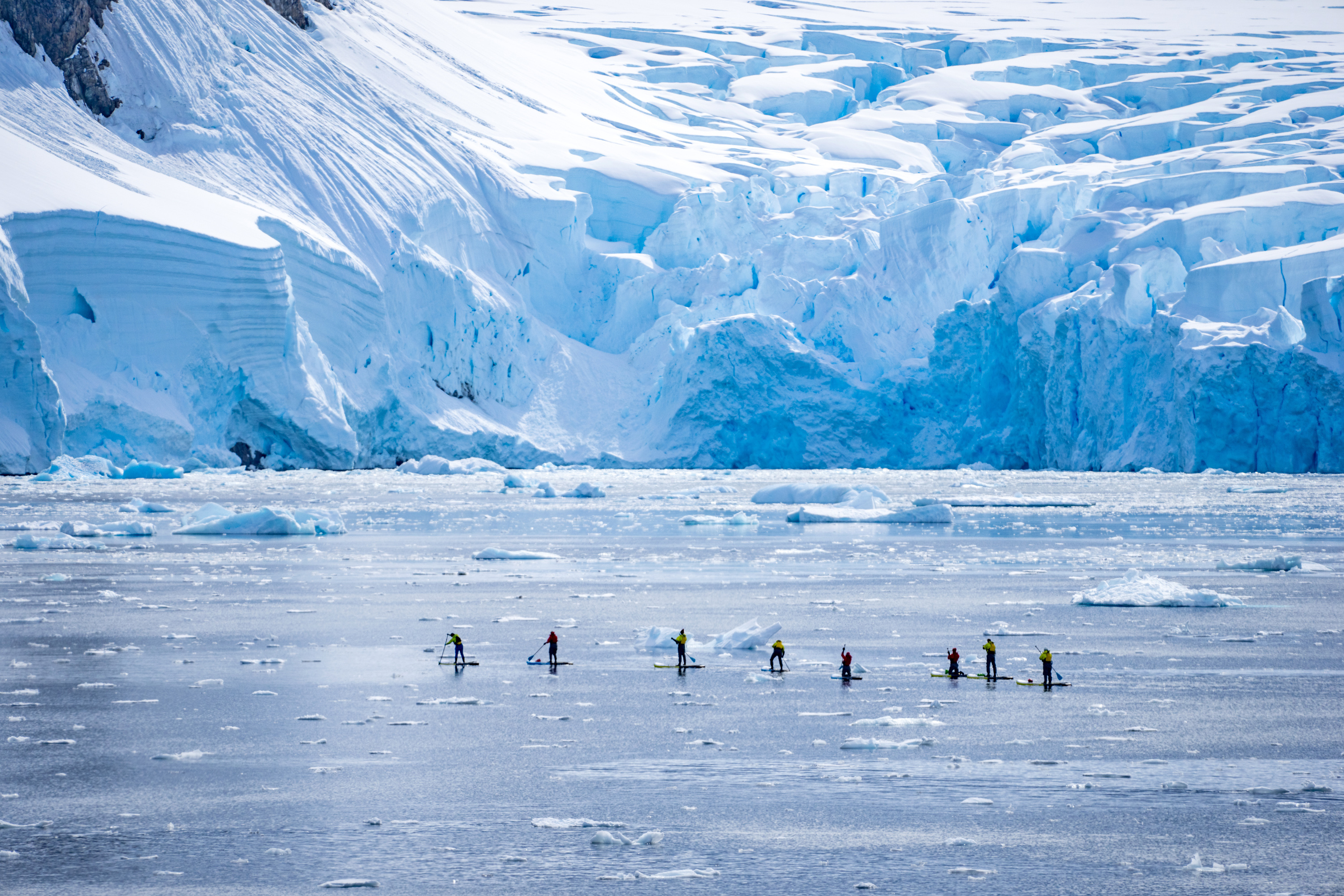 Paddleboarding at Charlotte Bay