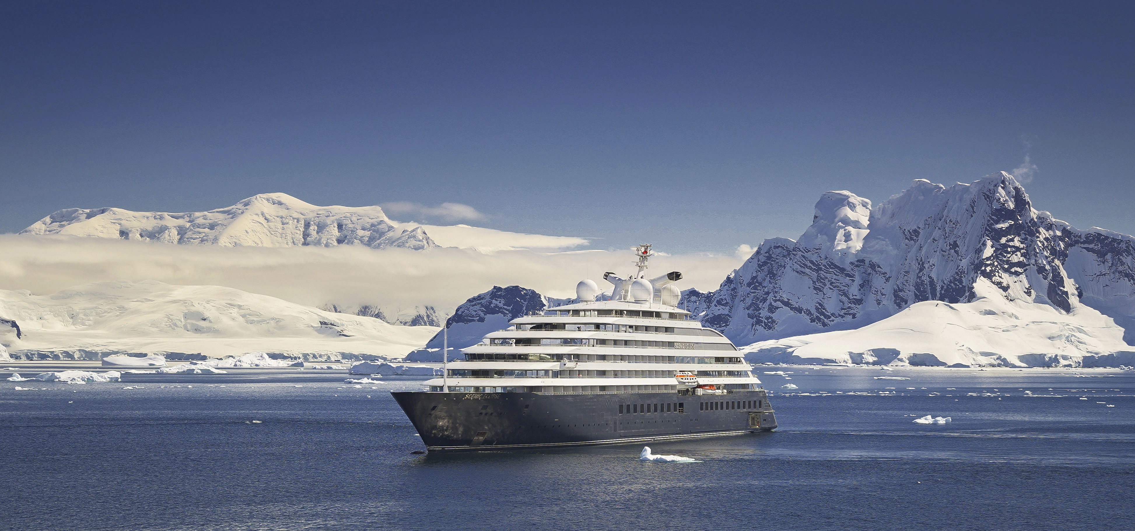 The Scenic Eclipse in the Antarctica
