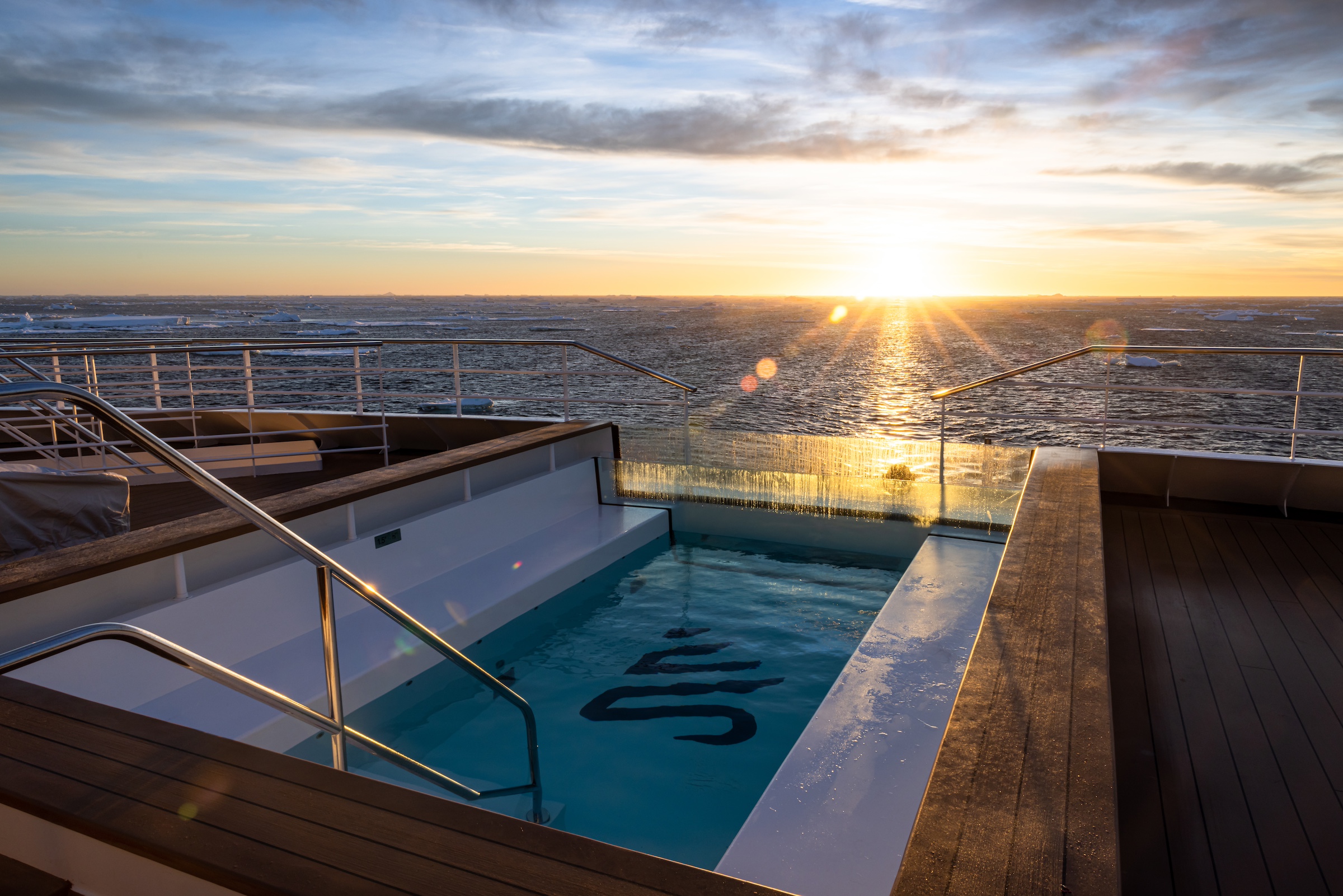 The SH Minerva expedition ship's pool